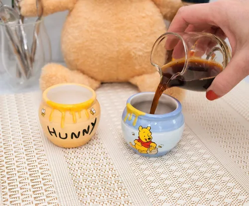 Minijuego De Vasos Winnie The Pooh Hunny Pot De Cerámica De