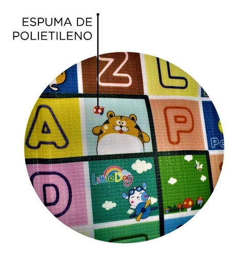 Imagen 4 de 8 de Alfombra Antigolpes Plegable 180x 50 X 5mm Espesor Ok Baby