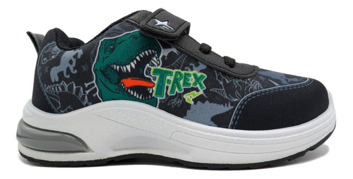 Zapatillas Footy Infantil Con Luces T-rex Livianas Pop673