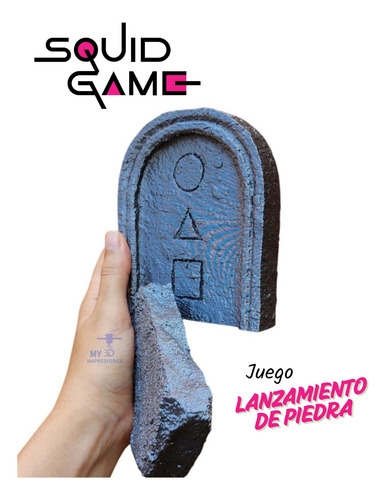 Juego Del Calamar 2 Gonggi + Lanzamiento De Piedra + Jegi