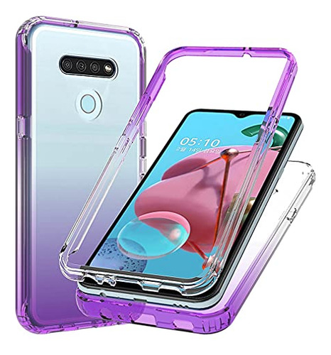 Funda Transparente Compatible Con La Funda LG K51, Para La F