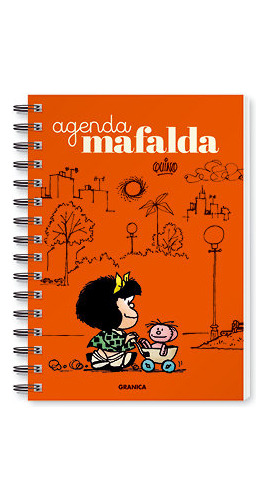 Libro Agenda Mafalda Perpetua Anillada Muãeca (nueva Edi...