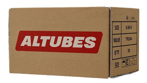 Caja De Cámaras Altubes 6.00-9 (valv Tr244) 30 Unid