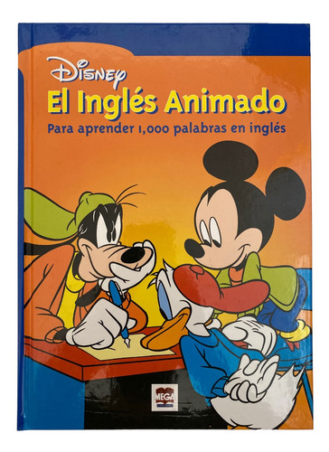 Libro Disney El Ingles Animado Para Aprender 1000 Palabras (Usado)