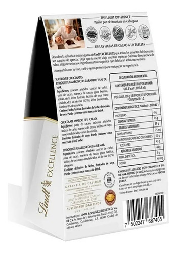 Lindt Excellence Minis Surtido De Chocolates 120 Gr