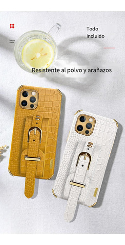 Funda Para Samsung Galaxy A33 5g/a73/a53 5g, Funda Protectora De Poliuretano Con Estampado De Cocodrilo, Correa De Muñeca