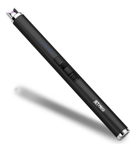 Encendedor De Velas Usb Recargable Arco Electrónico Negro
