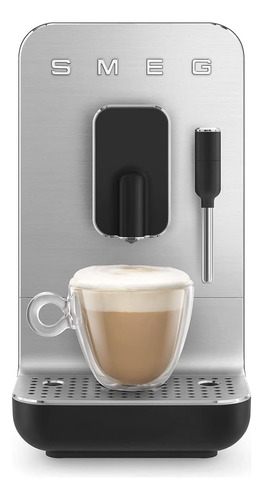 Smeg Cafetera Totalmente Automática Con Vapor Negro