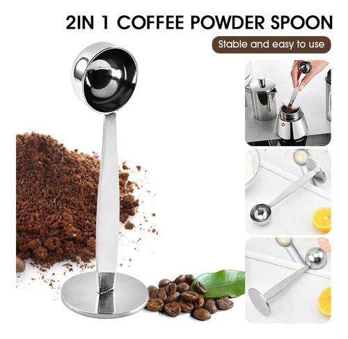 Cuchara Medidora De Café En Polvo De Acero Inoxidable
