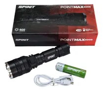 Comprar Linterna De Led Spinit Pointmax 600lm Bateria Recargable Usb