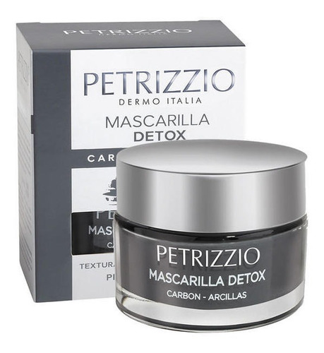 Mascarilla Detox Carbón - Arcillas 50 Gr Petrizzio