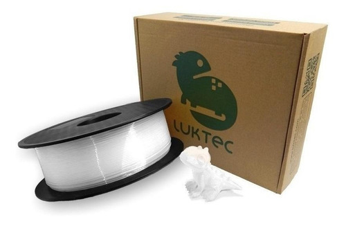 Filamento 3D LukTec TPU Flexible de 1.75mm y 900g transparente