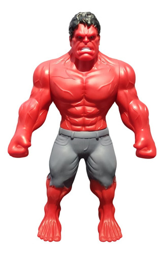 Muñeco Hulk Rojo Increible Excelente Calidad