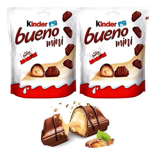 Kinder Bueno Mini 20 Pzas 2 Paquetes