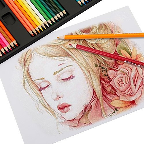 Kit Del Arte Madisi 100 Unidades - 36 Lápices De Acuarela,