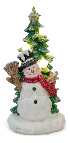 Muneco De Nieve Con Led Navidad Tre