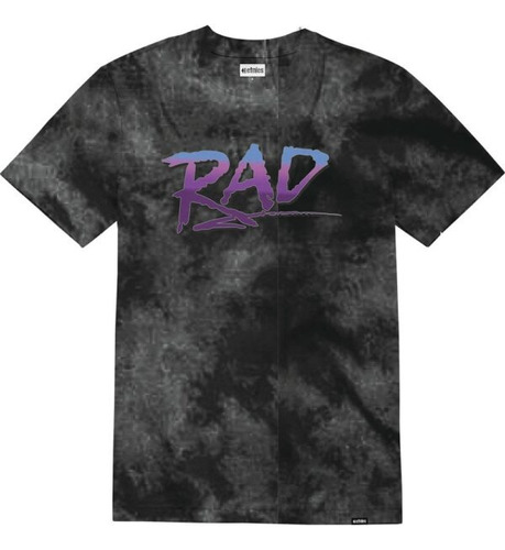 Polera Etnies Modelo Rad Wash Black Purple