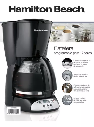 New Hamilton Beach 12 Cup Programmable Coffee Maker Digital Model# 49465R