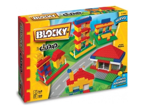 Bloques Blocky Ciudad X 150 Piezas Para Construir 01-0605