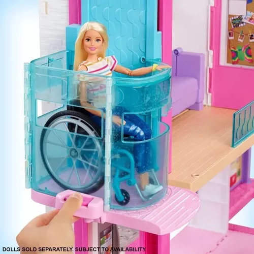 Casa Da Barbie Dreamhouse 3 Andares Com Elevador