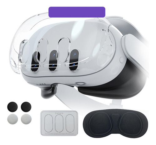 Vr Headset Shell Capa Protetor De Lente Leve Dustproof
