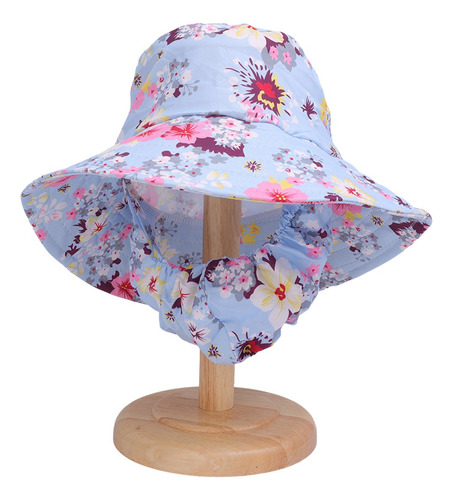 Sombrero Bohemio Transpirable Para El Sol Con Máscara Uv Int