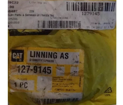 Linning As Caterpillar 127-9145 1279145 D350e D400e 