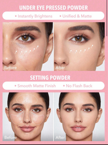 Sheglam Polvo Duo Insta - Ready Face & Under Eye TraslĂșcido