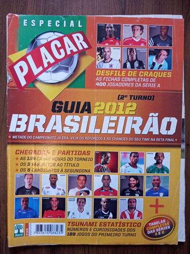 Revista Placar N 1370 B Guia Brasileiro 2012 Capa Esta Solta (Usado)
