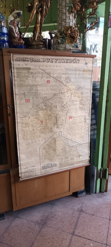 Antiguo Mapa General Pueyrredon Mar Del Plata Y Mar Chiquita