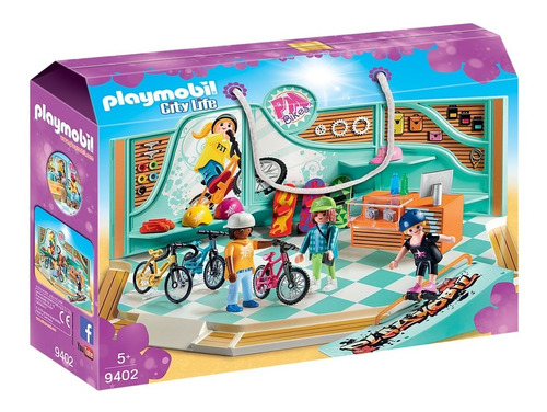 Playmobil 9402 Tienda De Bicicletas Y Patines