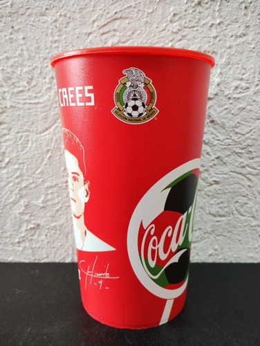 Vaso Promo Coca Cola Carl's Jr Selección Mexicana Futbol (Usado)