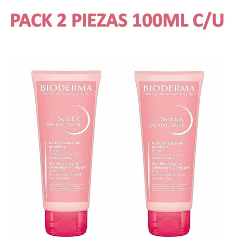 Bioderma Sensibio Gel Moussant 100ml/ Pack 2pz