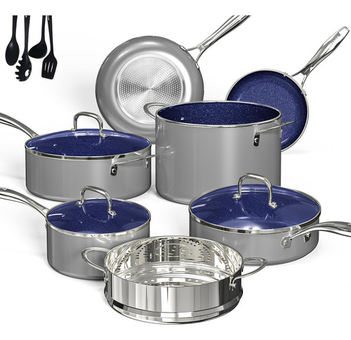 Juego De Utensilios De Cocina Duxano Deluxe, 14 Piezas, Cerá