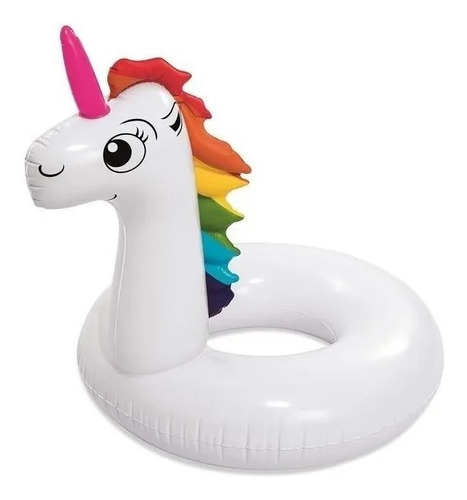 Inflable Unicornio Salvavidas Bestway 136 X 131cm 36123 Full