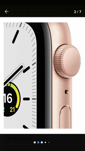 Apple Watch Se 44 Mm Gold Aluminum Gps+celular Dorado Mesh Negro Dorado (Usado)