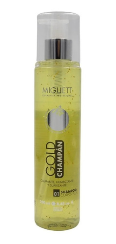 Shampoo Facial Gold Champán 250ml Miguett