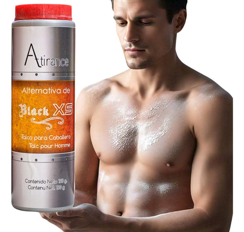 Talco Corporal Para Caballero Alternativa De Black Xs 100 G