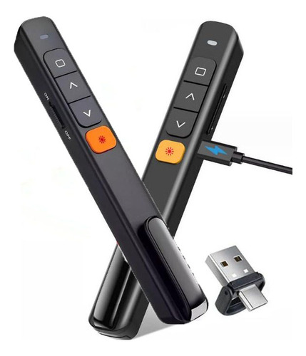 Puntero Láser Presenter Slide, Control Inalámbrico Usb, 2 Un