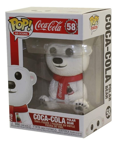 Funko Pop! Íconos De Anuncios: Coca -cola - Oso Polar, Multi