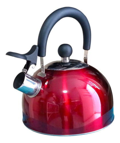 Tetera O Cafetera D 2l, Acero Inoxidable, Gran Calidad, Rojo