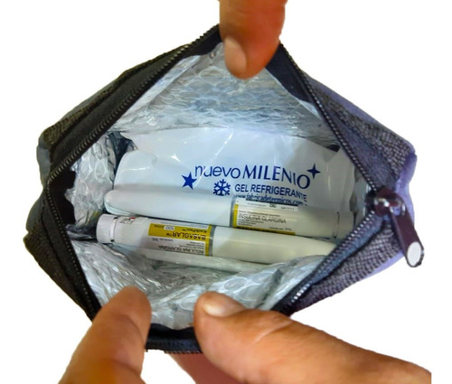 Estuche Porta Insulina Térmico Incluye Gel En Sachet