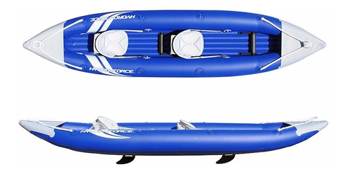 Kayak Inflable Set Azul
