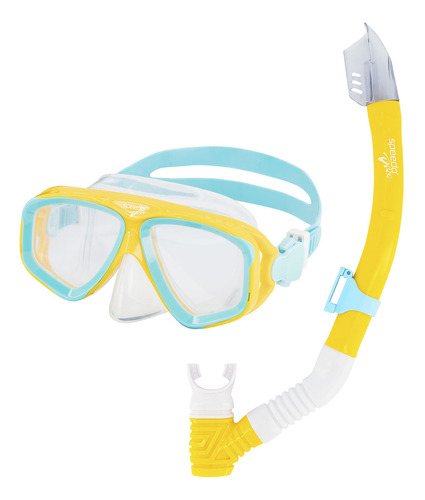 Equipo De Snorkel Visor De Buceo Amarillo Niños - Speedo