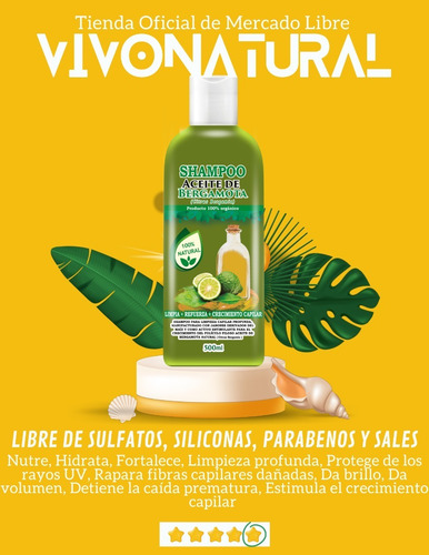 Kit Bergamota 3 Shampoo 2 Acondicionador 2 Jabón 3 Aceites