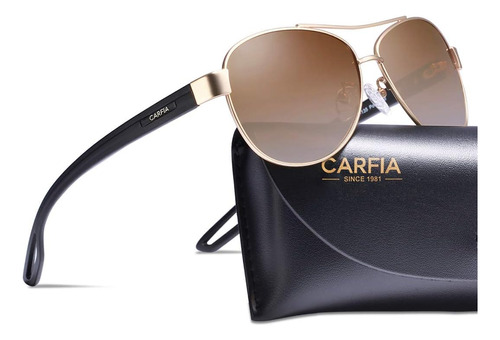 Gafas De Sol Polarizadas Carfia Para Mujer Protección Uv Con