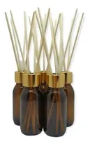Comprar Frasco Vidrio Ámbar Difusor Perfumador 125ml Varilla Pack X5