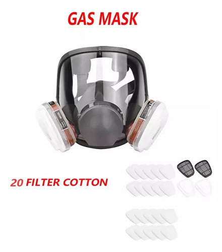 Máscara De Pintura Nova Gas 3m 6001