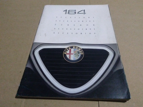 Catálogo De Acessórios Alfa Romeo 164 Stile Raro Item Orig -