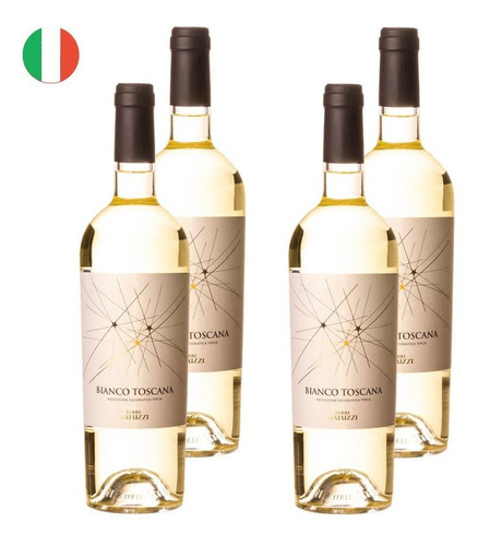 Kit 4 Vinhos Terre Natuzzi Bianco Tosc Igt Bco Itália 750ml